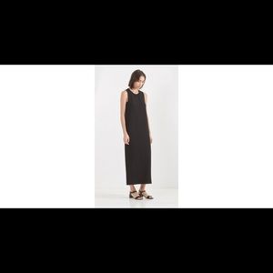 Theory Admiral Crepe Frashil Maxi Dress w/ Slit